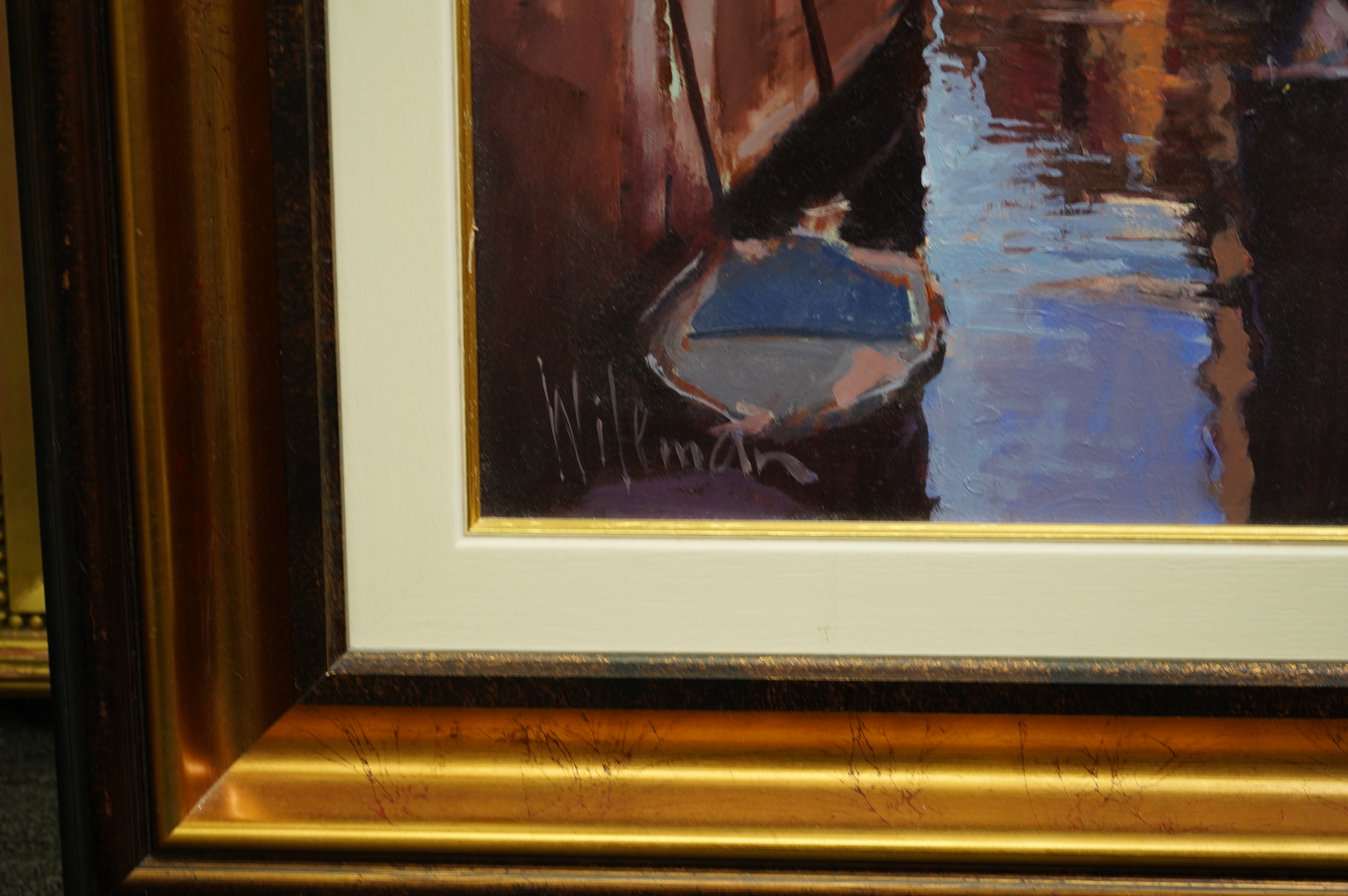 Peter Wileman ROI (b.1946), oil on board, Venice, signed, 50 x 40cm. Condition - good